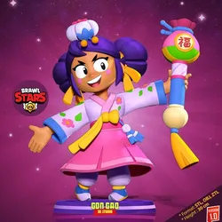 Hanbok Mandy - Brawl Stars Fanart