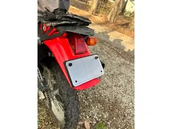 Honda XR650L licence plate mount