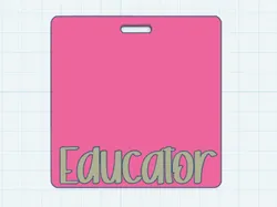 Identificación de Educador - Modelo de impresión 3D gratuito