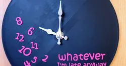 I'm Late Clock