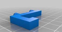 J Hook for 6mm Peg Board