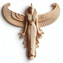 Mummy Angel Wall Mount Decorative 3D Printed Sculpture Art