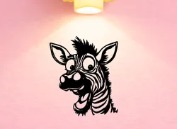 Mural zebra