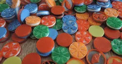 Pieces for "50 táblás társasjáték"/"50 gier na kolorowych planszach"