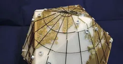 Printed Dymaxion Map
