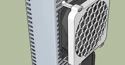 Prusa i3 MK2S 80mm PSU Fan Mount (2 options)