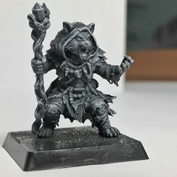 Raccoon Beastmen druid & Warrior RPG characters or monsters