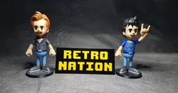 Retro Nation Logo for 3D Printing