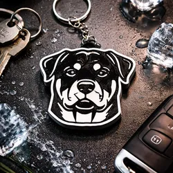 Rottweiler keychain