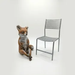 Stylized Fox with ChairScene