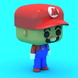 Title  Stylized Cartoon Plumber Character – Cute 3D Game Mascot