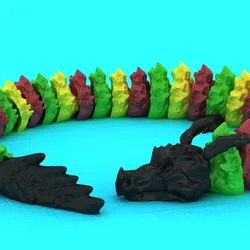 Title  Stylized Dragon Spine Ring – Fantasy Creature 3D Model
