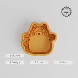 Tongue Out Cookie Cutter & Stamp Set, Playful Smile & Cheeky Grin Design, 3 Sizes S/M/L, Perfect for Fondant
