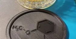 Whiskey Molecule Coaster