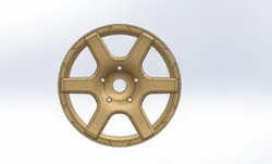16 inch 6spoke alloy wheel