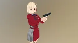 3D Character Chisato-nishikigi