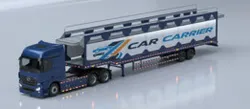 3D Model – 72-Foot Auto Transport Car Carrier Trailer | Free CAD Download