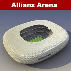 Allianz arena 3D model