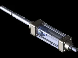 Blue Air Pneumatic Cylinder (Double Rod - Double Acting) 50x20x126 mm