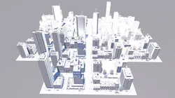 Buildings City building industrial park commercial housing 3D model