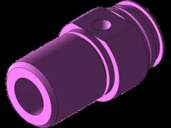 Circular Pneumatic Cylinder(Double Acting - Double Rod) 16x6x41  mm