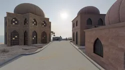 Desert Oasis Architecture 3D model