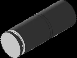 Elastic spring inside rigid tubes