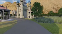 Fantasy Architecture Landscape 3D model