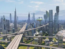 Future city  3D model
