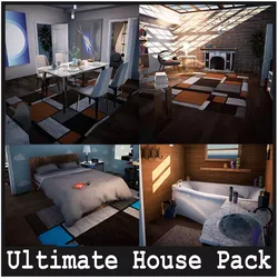 House Package  500 Variations Low-poly 3D model