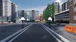 Modern Urban Green Architecture 3D model