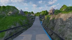 Mountain Oasis Architecture 3D model