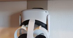 Oculus Quest 2 Ikea Bergshult Shelf Mount - No Supports