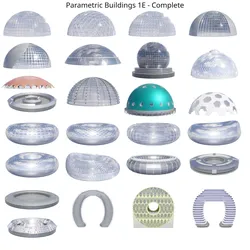 Parametric Building Collection 1EF 3Complete 3D model