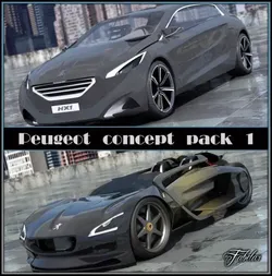 Peugeot Concepts 1 2 0 3D model