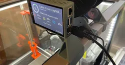 Pi4/Hyperpixel4 Mount for Hall Precision Single Cell Enclosure