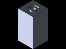 Pneumatic Cylinder (Square Shape) 16x8x20 mm