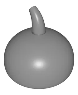 Ribbed Acorn Container