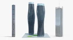 Skyscrapers Collection 3D Model Pack