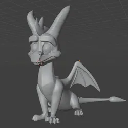 spyro Cute Baby Dragon Figurine