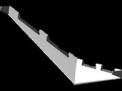 Swept-Back Dihedral Wing (Concept) – CATIA Model