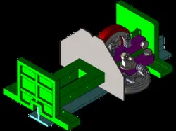 The idea is of a mechanical unit to control the degree of longitudinal and transverse tilt with movement in both the vertical and horizontal directions.