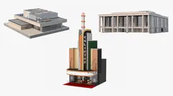 Theater Buildings Collection 3D Model Pack