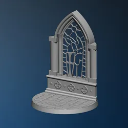60 mm Chapel diorama base