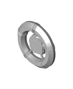 Ahsoka Tano's White Robe Belt Buckle - Star Wars: Ahsoka