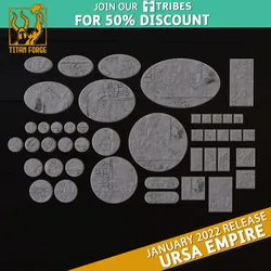 Bases - Ursa Empire - Titan Forge Miniatures January 2022