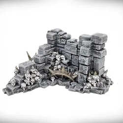 Basic Corner Wall B: Ancient Ruins GRIMDARK Terrain Set