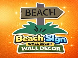Beach Sign Wall Decor - Free 3D Print Model