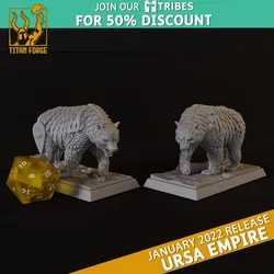 Bears - Ursa Empire - Titan Forge Miniatures January 2022