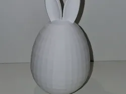 Easter Egg with Ears - Free 3D Print Model